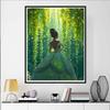 Disney Pittura Diamante Fai da Te 5D Principessa e Rana Illustrazione Cartone Animato Mosaico Completo di Diamanti Arte Decorazione Murale Set