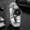 Women's Mori Style Small Dial Quartz Watch with Steel Band - Trendy Student Wristwatch