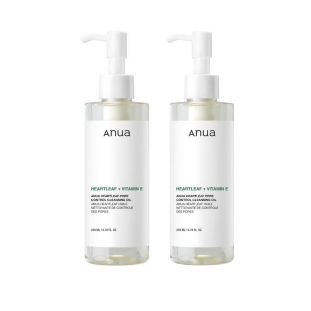 

ANUA Масло для умывания для контроля пор с экстрактом хауттюйнии 200 мл – Акция «Купи 1 получи 1», Двойная упаковка для сужения пор и глубокого очищения