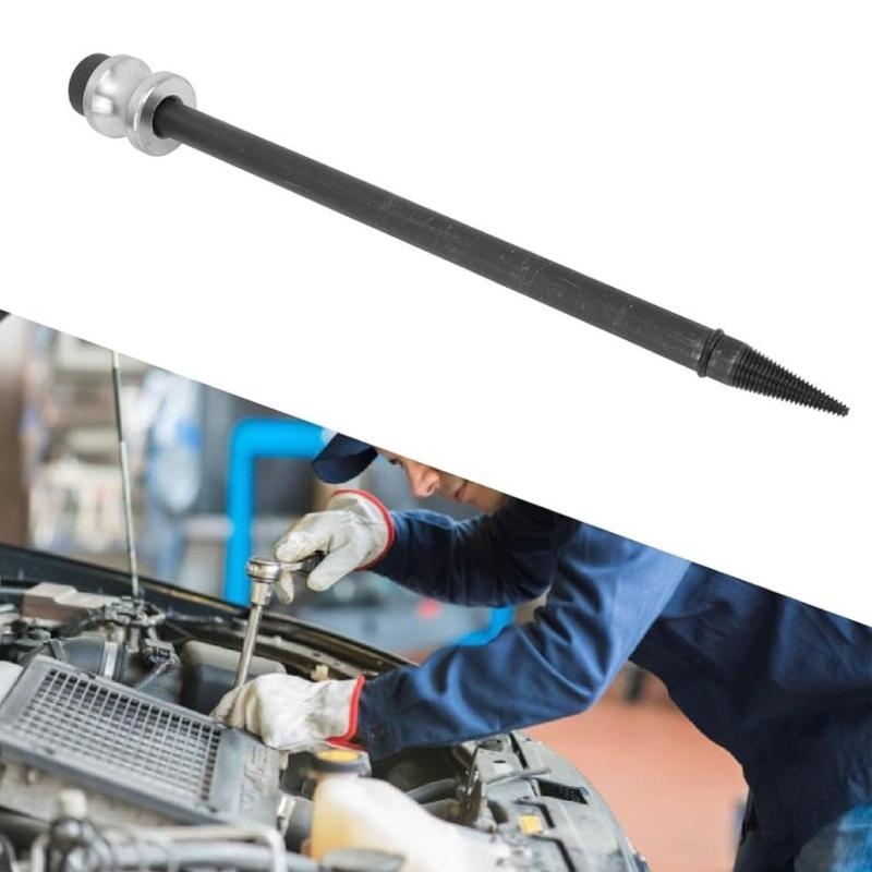 1Pcs Fuel Injector Copper Washer Removal Tool Steel Cone Thread Tip With Slide Hammer Injector Seal Puller Cars Disassembly Tool