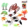 Miniature Assorted Pvc Insect Models Set Including Frogs Ants And Bees For Playtime