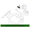 Wide Angle Interior Rearview Mirror For Enhanced Visibility Blind Spots Elimination 85110-L1000 for Staria 2021-2024