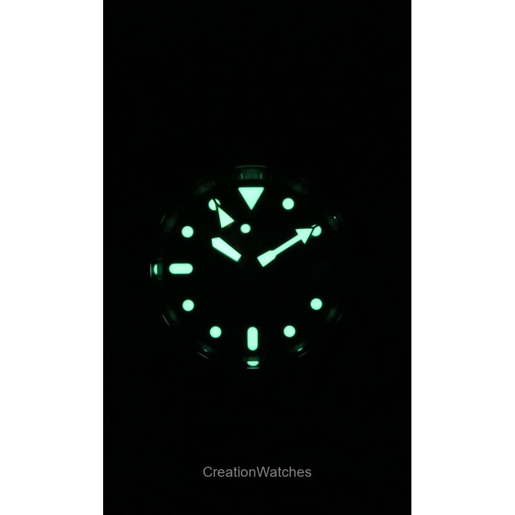 Seiko 5 Sports SKX GMT Stainless Steel Green Dial Automatic SSK035K1 100M Men's Watch