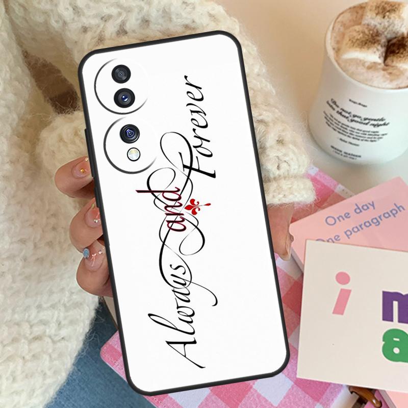Always and Forever Vampire Diaries Case For Honor X9b X9a X8a X7a X6a X9 X7 X6 X8 Cover For Honor 50 70 90 Lite Magic 4 5 Pro