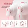 Laolusi Multi-Frequency Vibrating Pudding Milk Clip for Female Breast Stimulation