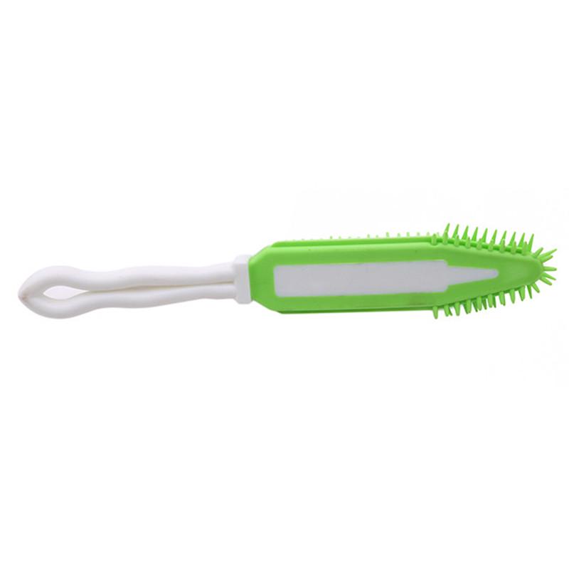 Pet Dog Puppy Cat Bristles Bath Brush Comb Depilation Soft Silicone Sticky Hair Massage Tools