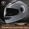 Unisex Electric Full Face Helmet for Winter - Anti-Fog, Windproof, All-Season for Scooter Riding