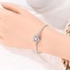 New 925 Silver Jewelry Accessories Bracelet Romantic Classical Butterfly Cross Key Pendant Beaded Bracelet