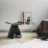 Wooden Footstool Stable Ottoman Stool for Playroom Dressing Room Living Black