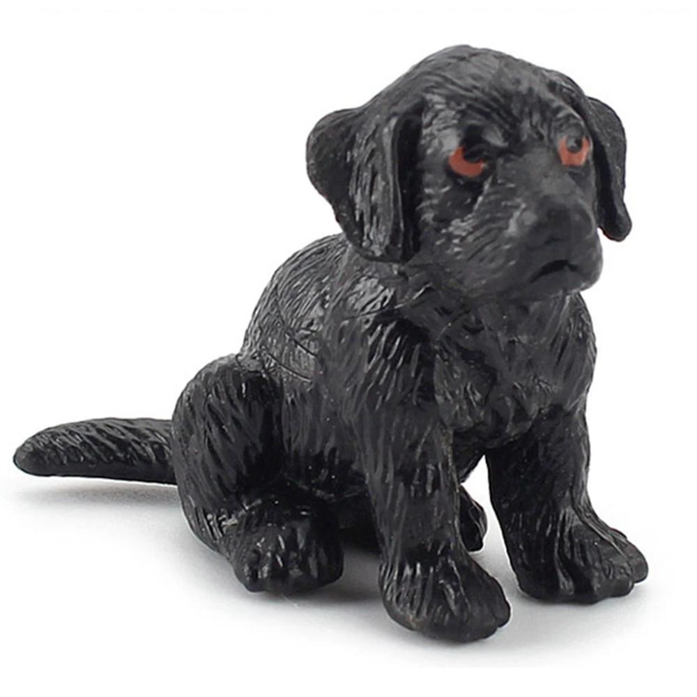 Figurky Simulace Pes Miniaturní Doplňky do pohádkové zahrady Model zvířete Mikro krajina Dětské vzdělávací Psí figurka