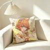 M-Matikanefukukitaru Umamusume Square Double-Sided printed Pillow Case Bedroom Bedside Pillow Sofa Cushion Cover