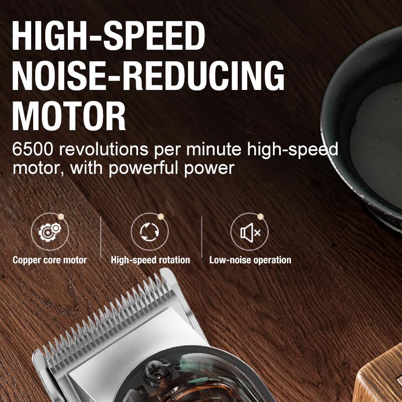 All metal blade male clipper, electric hair clipper, household electric hair clipper, hair salon, high-power pet clipper