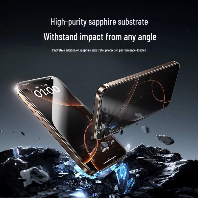 Baseus Sapphire AR Tempered Glass Screen Protector for iPhone 15 Plus