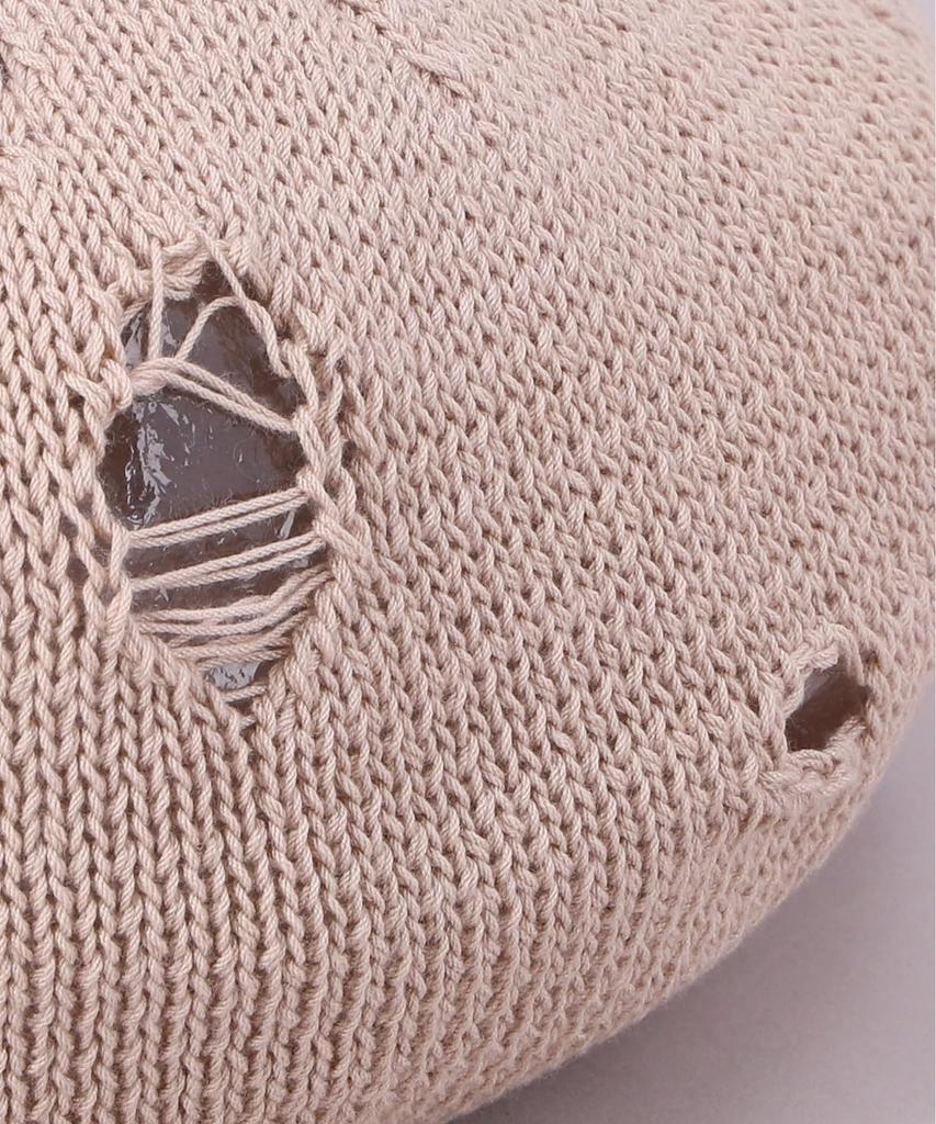[Kashira] Beret, Washable, Casual, Loose Fit, Large, Springsummer, Daily Wear, DOU02070 BEIGE, Free Size