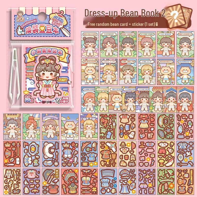 Little Mochi 6.0 Outfit: Complete Children's DIY Miniature Scene Decoration Sticker Set