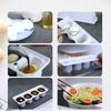 Tea Egg Preserved Fresh-keeping Box Four-lattice Plastic Pickling Egg Box with Lid Home Refrigerator Storage Box Kitchen Tools