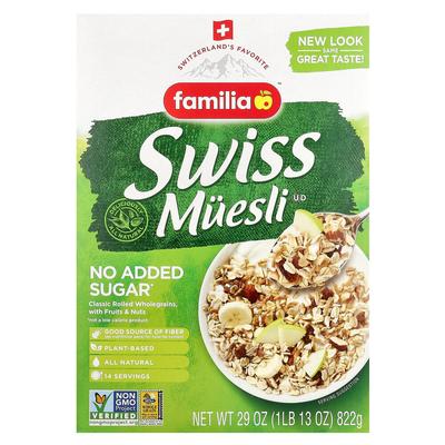Familia Swiss Muesli, No Added Sugar, 822g (29 Oz)