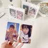 Minimalist Style Transparent Desktop Album Storage Book 3Inch 2 Grid K-Pop Idol Photo Card Display Stand