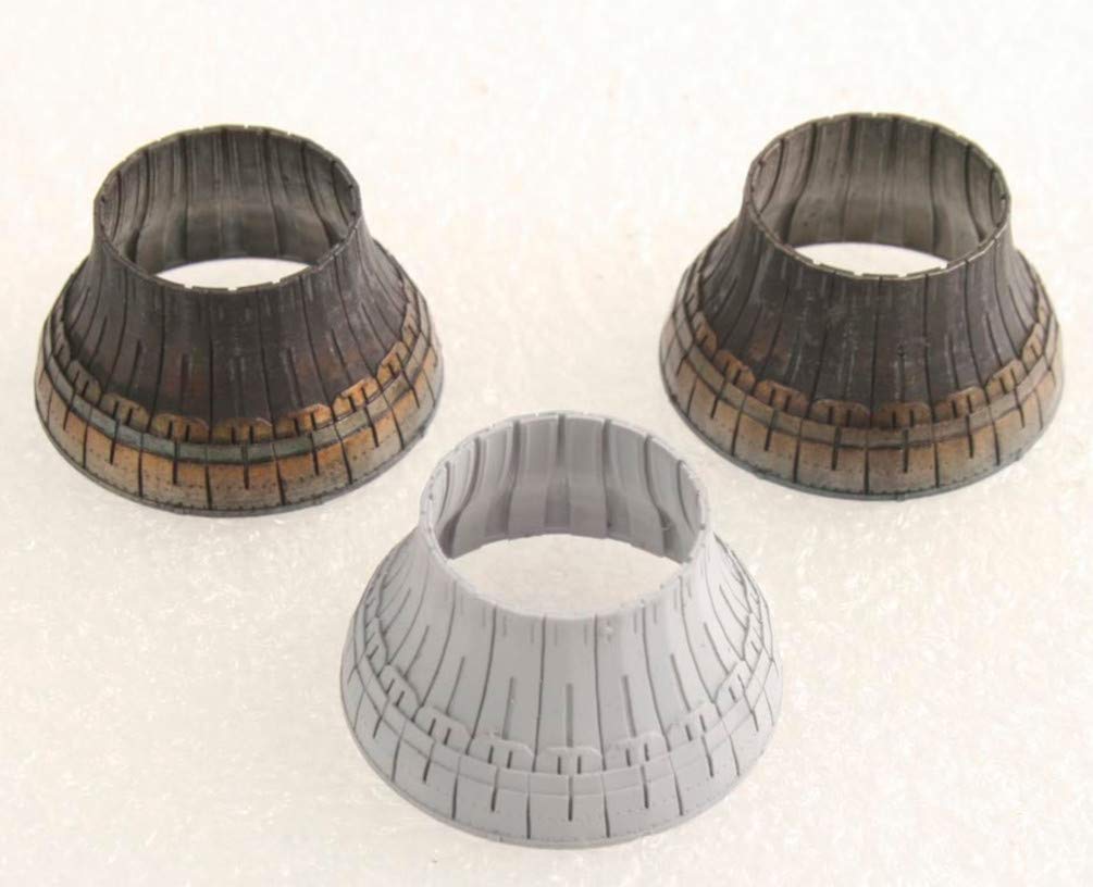 Car model exhaust nozzle set closed Plastic model parts 1/48 F-14A P&W (Tamiya/Hasegawa) KALMA-48020