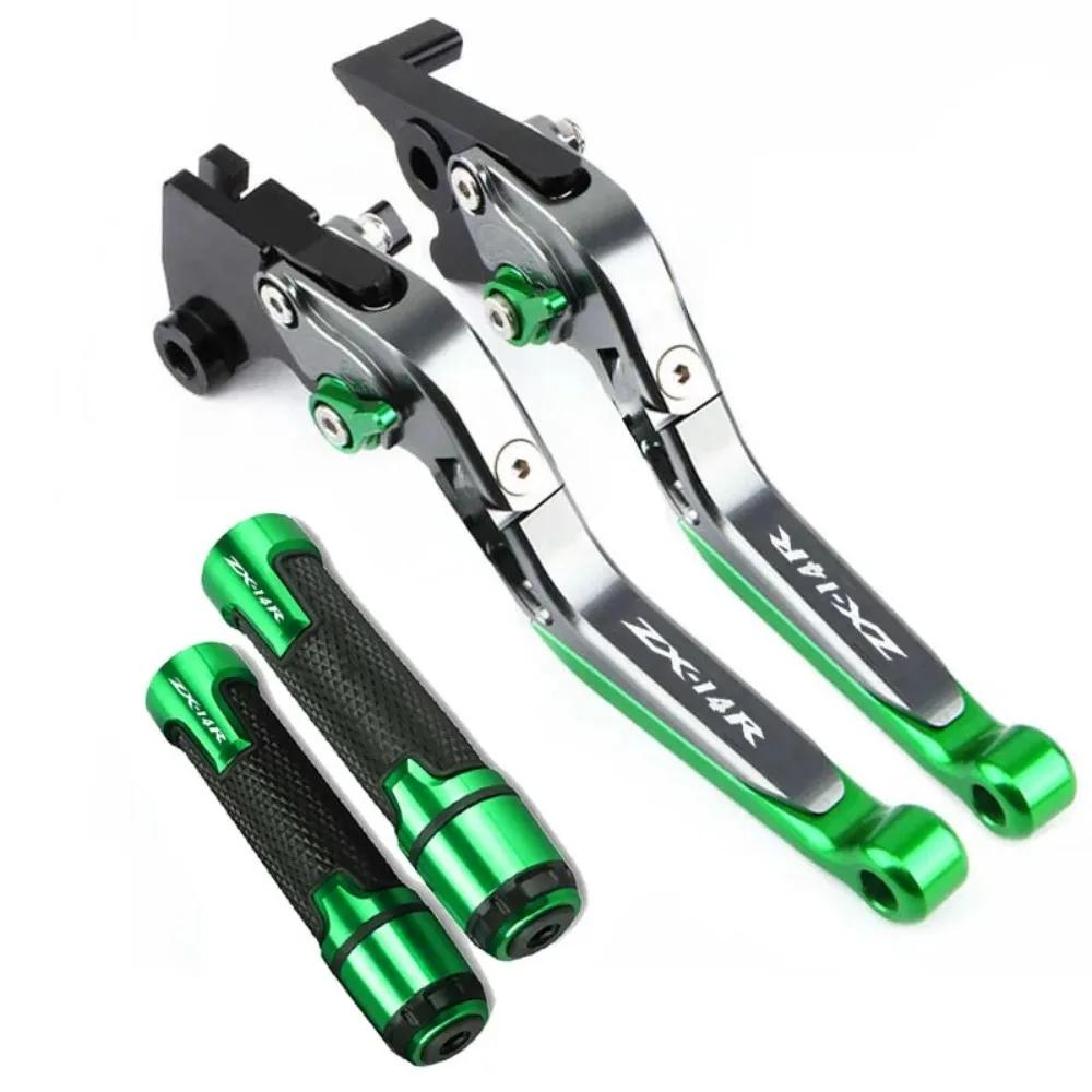 For ZX14R ZX 14R 2006-2016 2015 2014 Motorcycle Accessories Adjustable Brake Clutch Lever Handle Bar Hand Grips Ends