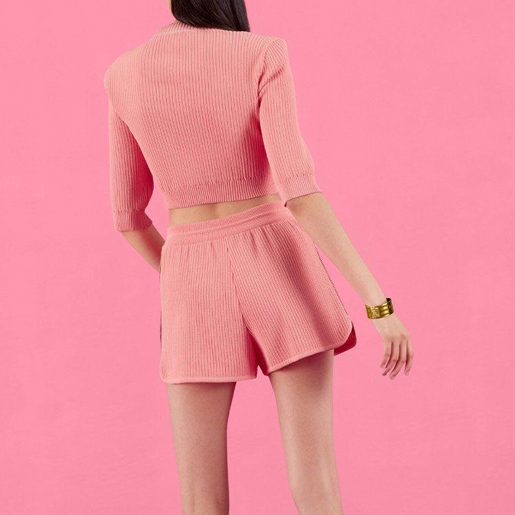 Gucci X Adidas Cropped Cardigan Pink 693785-XKCDQ-5951