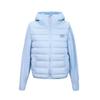 Short cotton-padded clothes women's autumn and winter new knitted sleeves splicing ribs light cotton-padded clothes small cotton-padded jackets