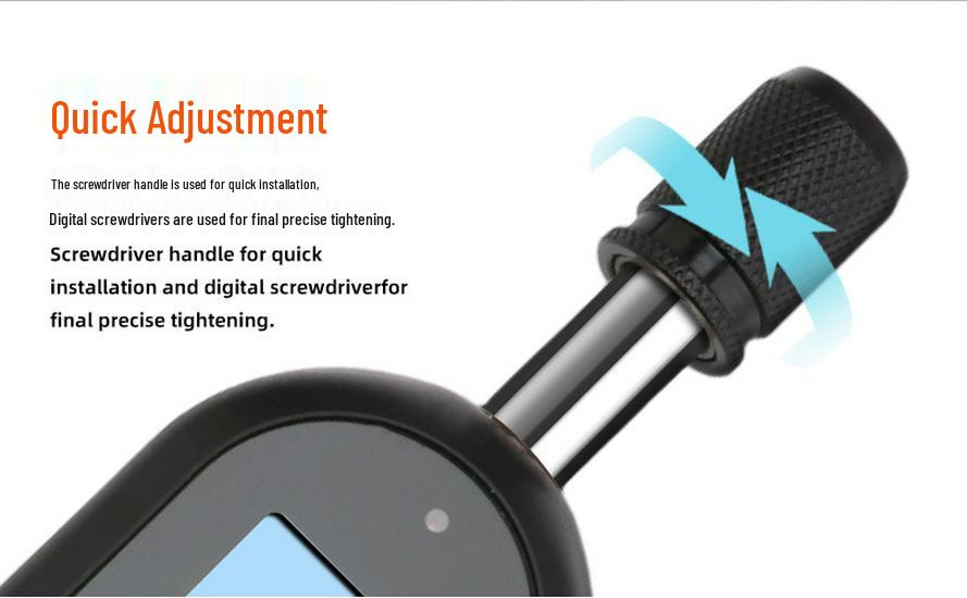 36-Piece Adjustable Torque Screwdriver Set with Digital Display