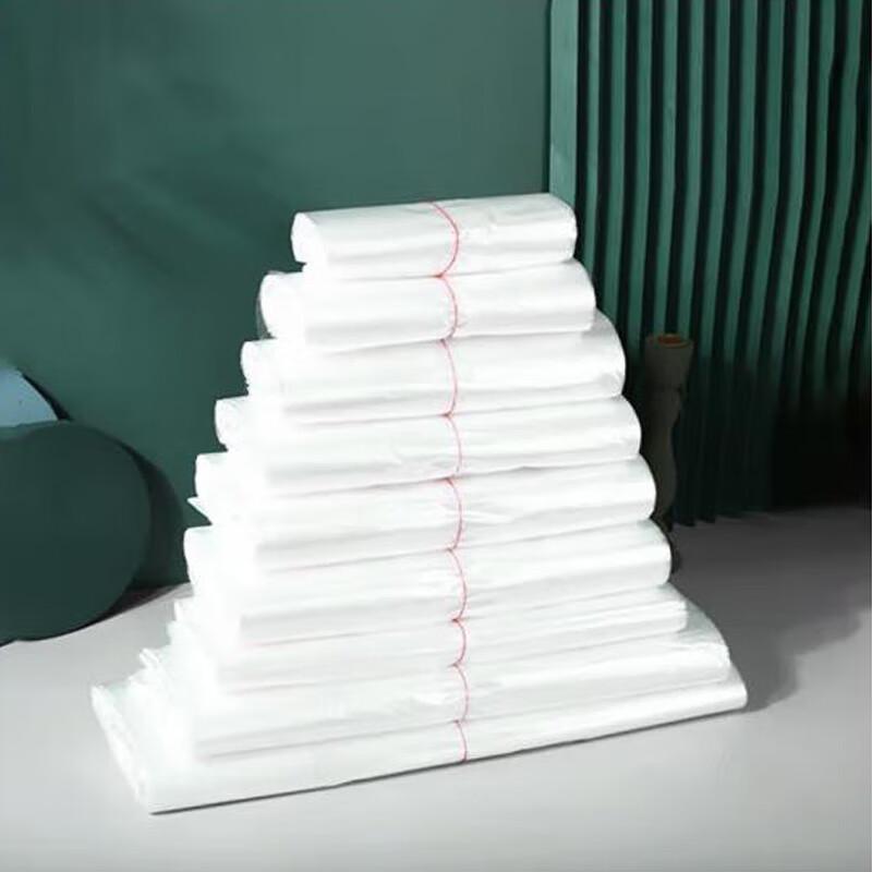 

White Plastic Vest Handle Shopping Bags