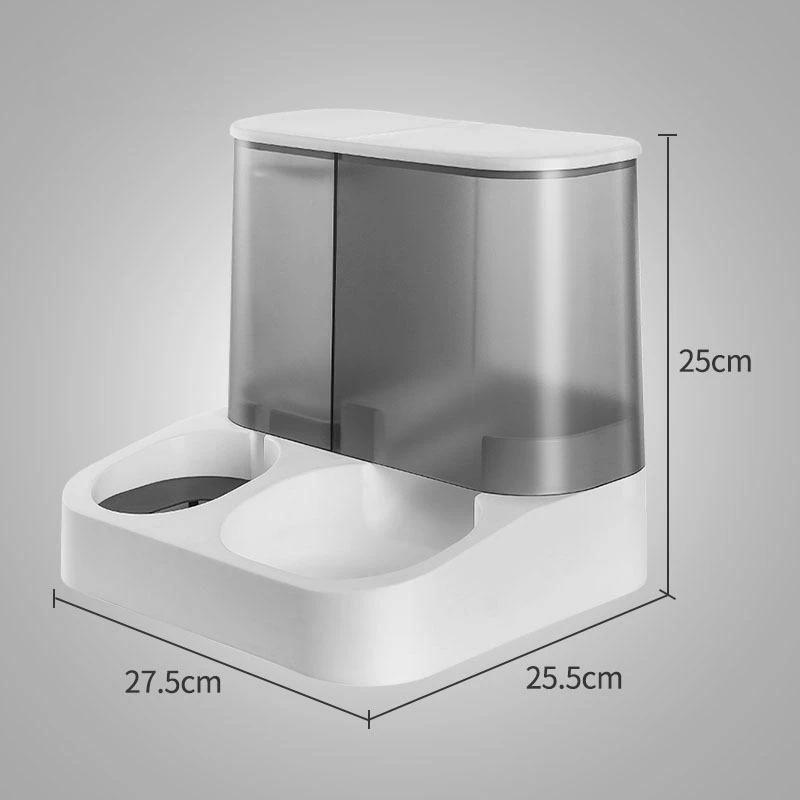 Large Capacity Cat Food Dispenser Automatic Drinking Water Bowl Cats Automatic Feeders Wet and Dry Separation Dog Food Container