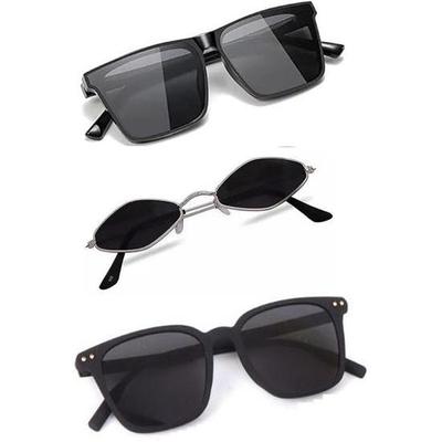 Sheomy White Sunglasses for Women and Men Sunglasses and MCstan Candy Combo Pack