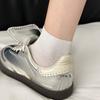 Summer and Boodles Shoes Cool and Gentle Milk Coffee Unlined Summer Short Socks Children's Slim Style Cotton