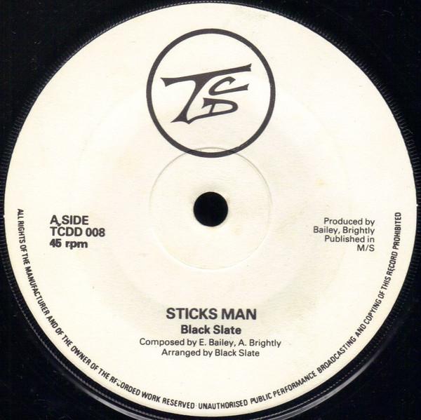 

7inch Record BLACK SLATE - Sticks Man / Boom Boom (Rasta Festi TCD008 TCD UK Reggae, Ska & Dub Used