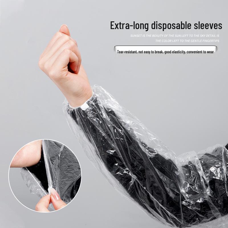 Coprisleeves Trasparenti Impermeabili Antimacchia per Salone di Unghie