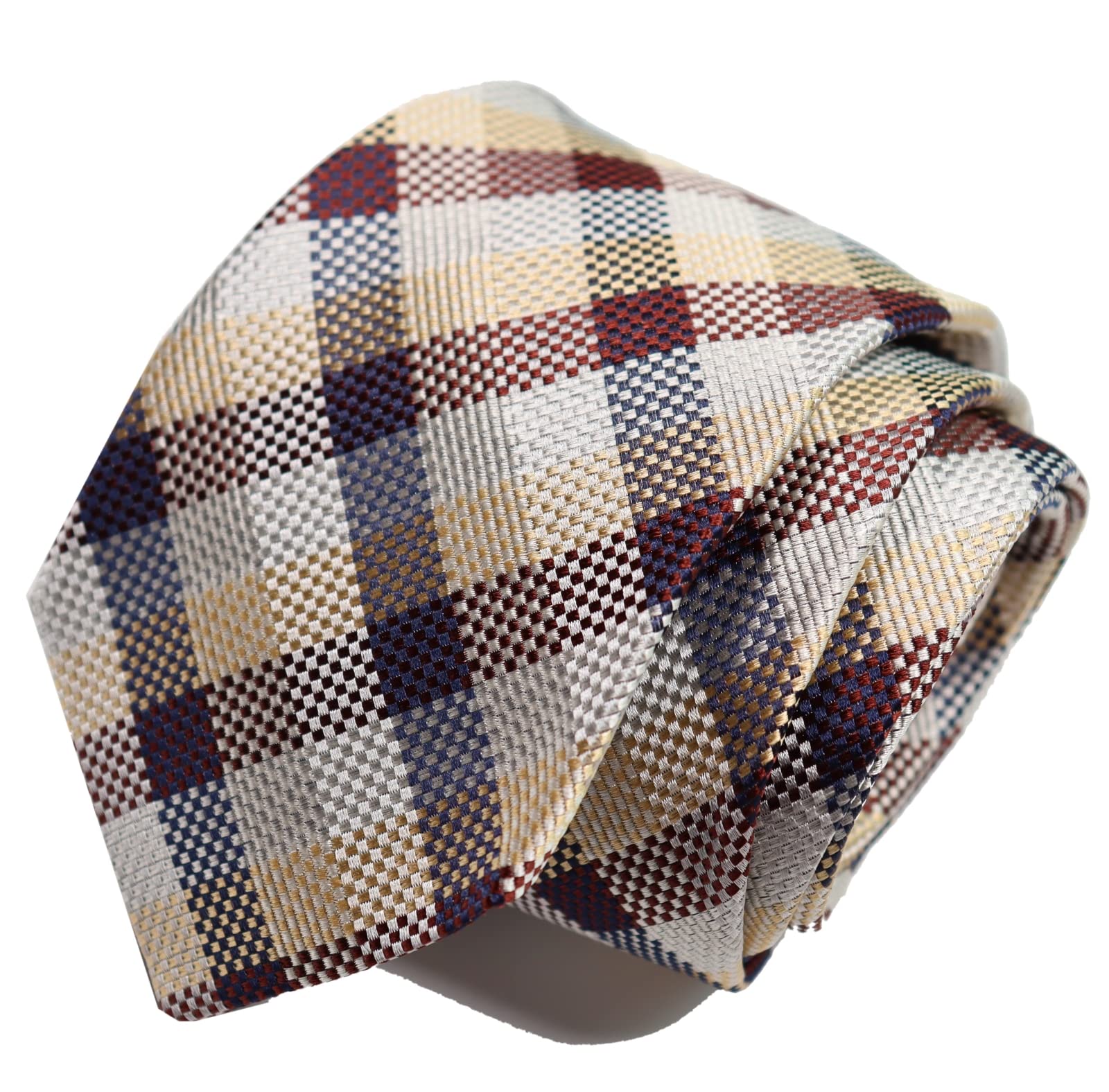 

Michiko London KOSHINO Клетчатый шелк Сделано в Италии с японским Идеальный подарок для мужчин и Желтый галстук, Ткань, 100% шелк, Женский, Унисекс, mki-014-C,