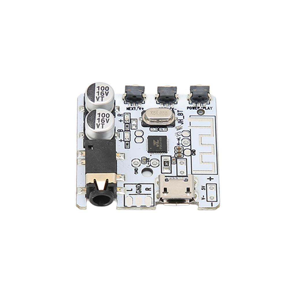 Bluetooth 5.0 Audio Receiver Board Wireless Stereo Music Amplifier Module for MP3 PlayerWhite