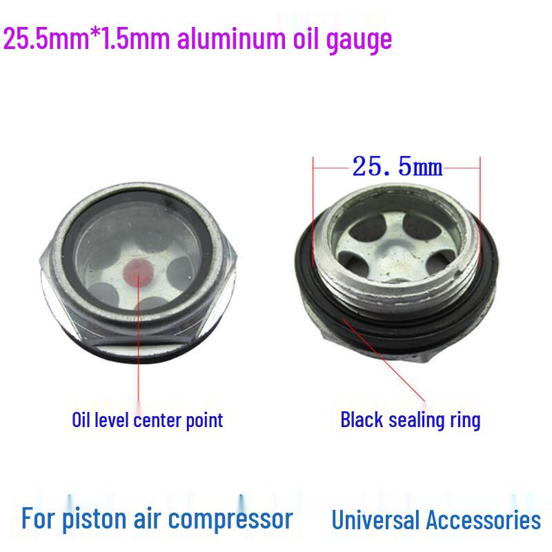 

Ally Round Aluminum Air Compressor Oil Sight Glass