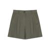 Teenie Weenie Women's Linen Blend Casual Wide-Leg Shorts