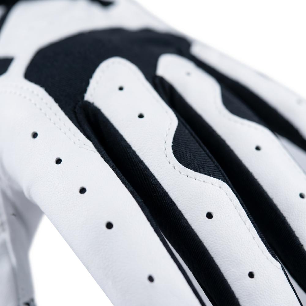 Microfiber Fabric Golf Gloves Silicone Grip Dots Golf Sports Gloves Golf Glove  Golf Practice белый