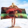 Cute Squirrel Beach Towel Oversized Quick Dry Wild Animal Bath Towels Soft Microfiber Lightweight Pool Towel for Swim Spa Sport