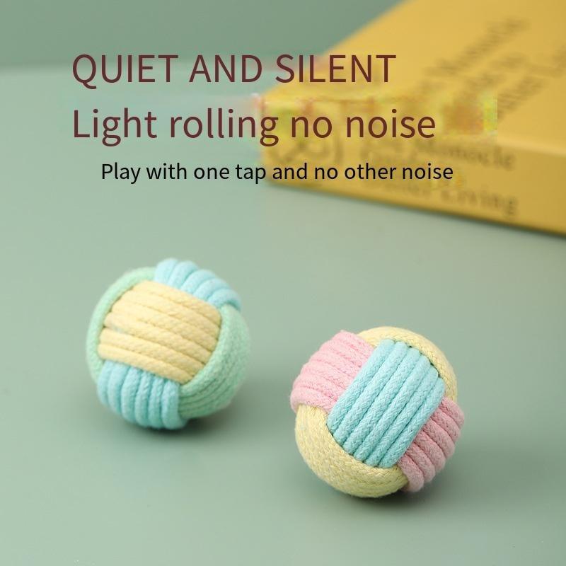 Interactive Cotton Rope Toys Ball for Cats Accessories Pet Toy Cotton Ball Chew Cotton Rope Knot Ball Training Interactive Toy