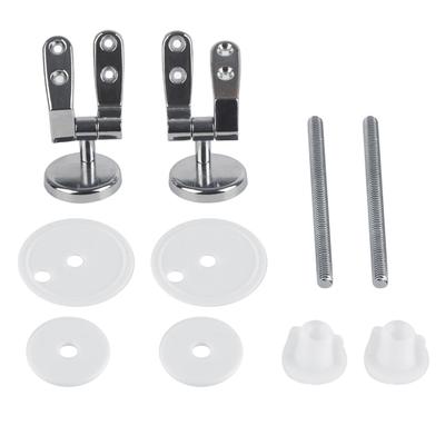 Cerniera di Ricambio per Sedile WC Cerniera Cromata con Raccordi Set per Bagno Hotel