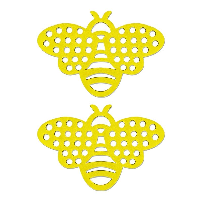 

2Pcs Professional Water Dispenser Entrance Feeder Plastic Beekeeping Tool Farm Garden Water Feeding Accessories жёлтый
