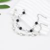 2 Pcs Bohemian Style Faux Pearl and Star Chain Bracelets