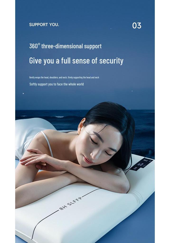 Slow Rebound Deep Sleep Memory Foam Pillow with Neck Support
