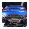 BMW 4 Series F32/F33/F36 MP Style Rear Diffuser (2014-2020) - Carbon Fiber Pattern, Bright Black Tail Lip