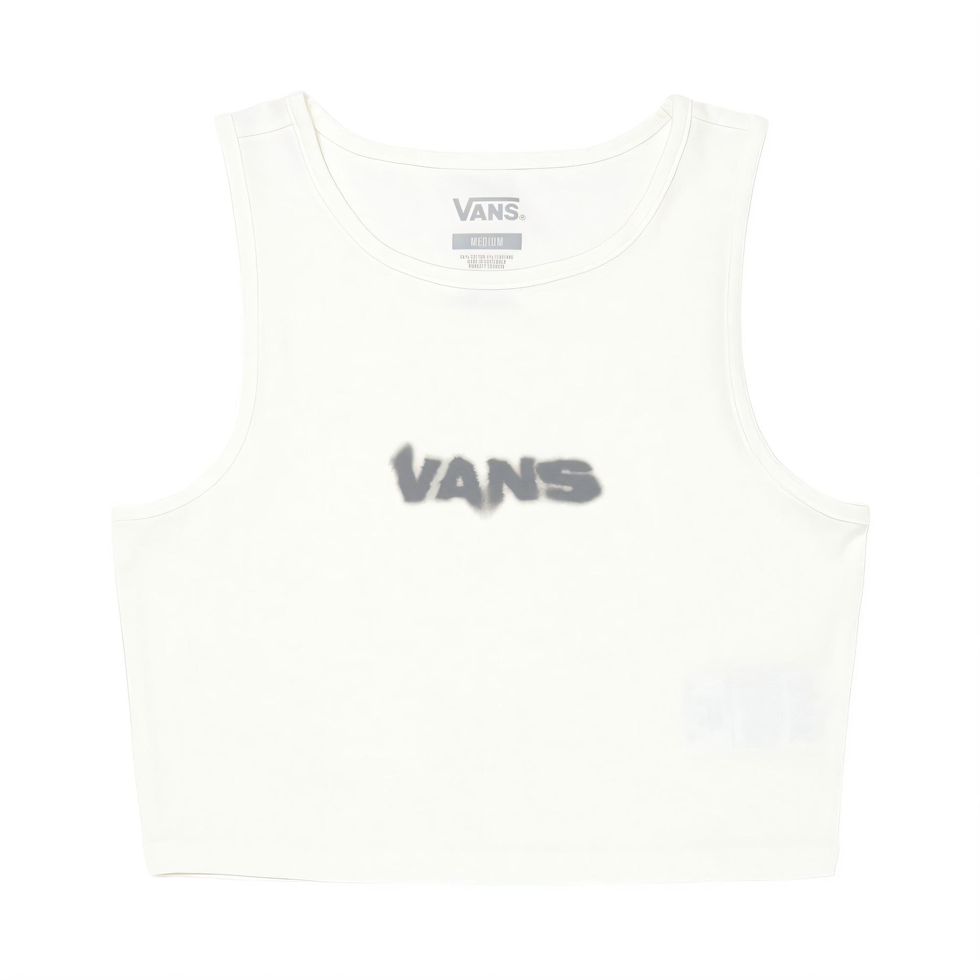 

Vans Удобный Мягкий Модный Универсальный Короткий Жилет Женские топы Белый VN000MBXFS81 M