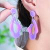 Unique Earring Silicone Molds Irregular Resin Jewelry Pendant Keychain Charm Mol