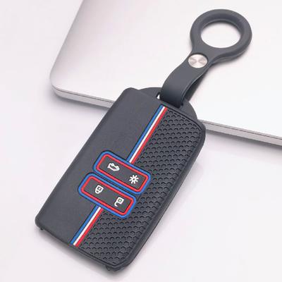 Key Case Cover for Renault Duster Laguna Zoe Koleos Kadjar Captur Fluence Latitude with Keychain Protective Accessory Key Fob Protection