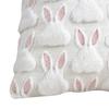 Osterhase Kissenbezug 45x45cm Gemütlicher Sofakissenbezug Bürorückenlehne Lendenkissenbezug für Stilvolle Wohnzimmer Schlafzimmer Dekoration