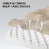 Comfortable breathable seat cushion, U-shaped design wave sponge massage cushion can relieve buttock pressure/coccyx pain